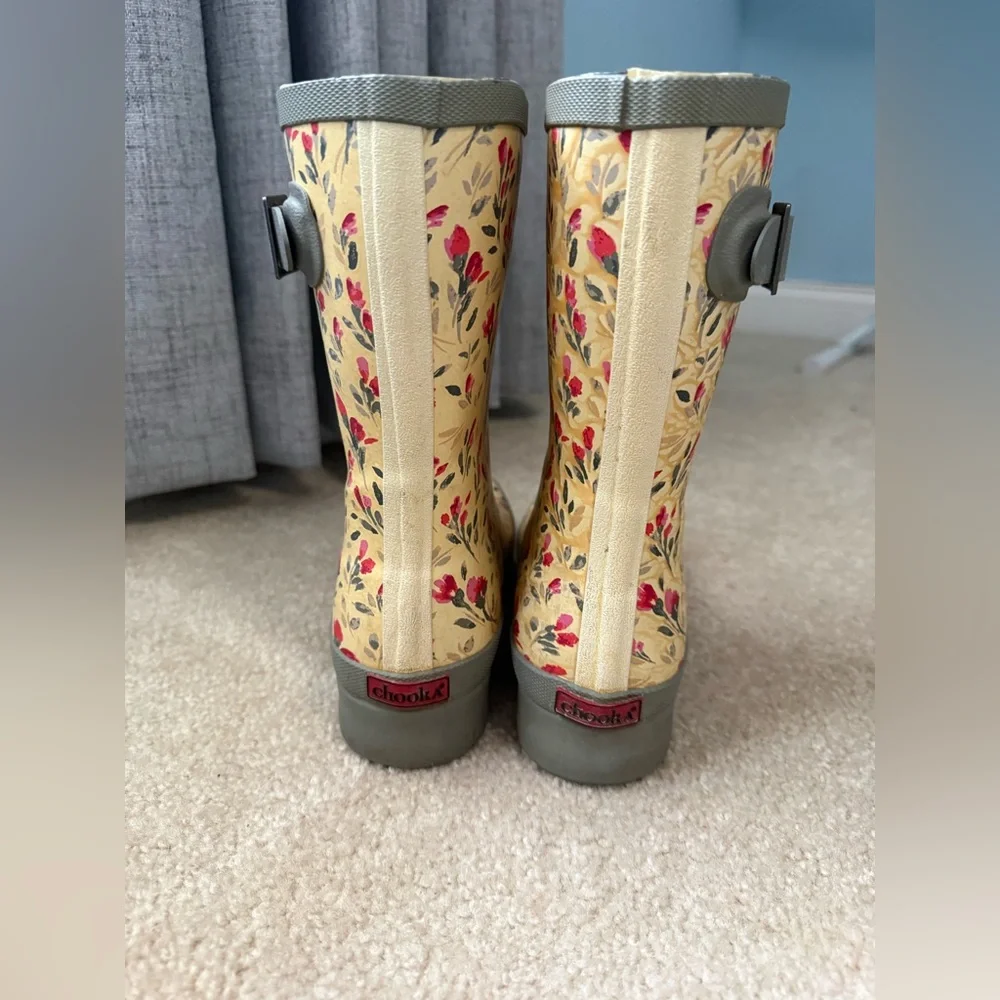 Chooka Rebecca Mid Floral Patterned Women's Rain Boots size 7